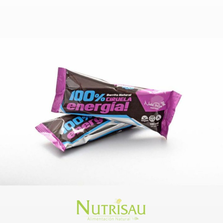 Barrita energética crudivegana sin tacc ciruela 49g Nutri Raw