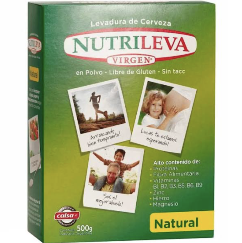 Levadura Nutrileva natural sin tacc