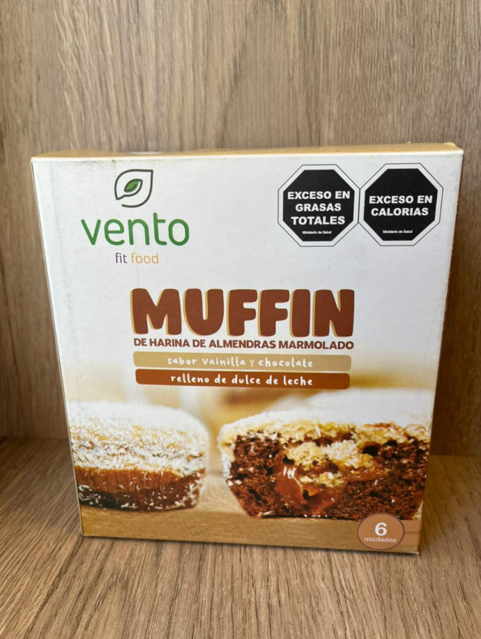 Muffin keto marmolado coco y d x 1 unidad Vento