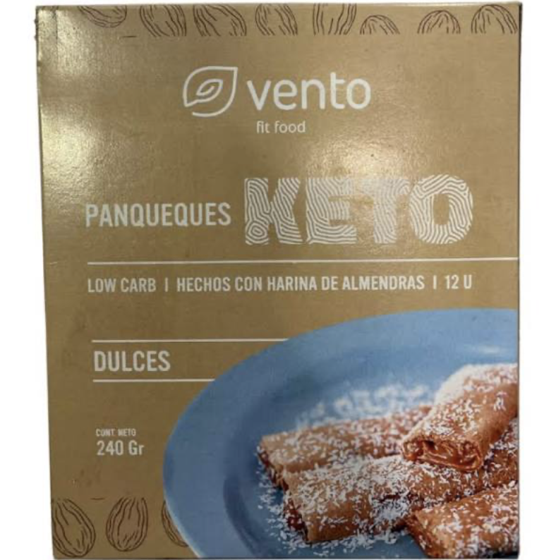 Panqueques keto dulces Vento