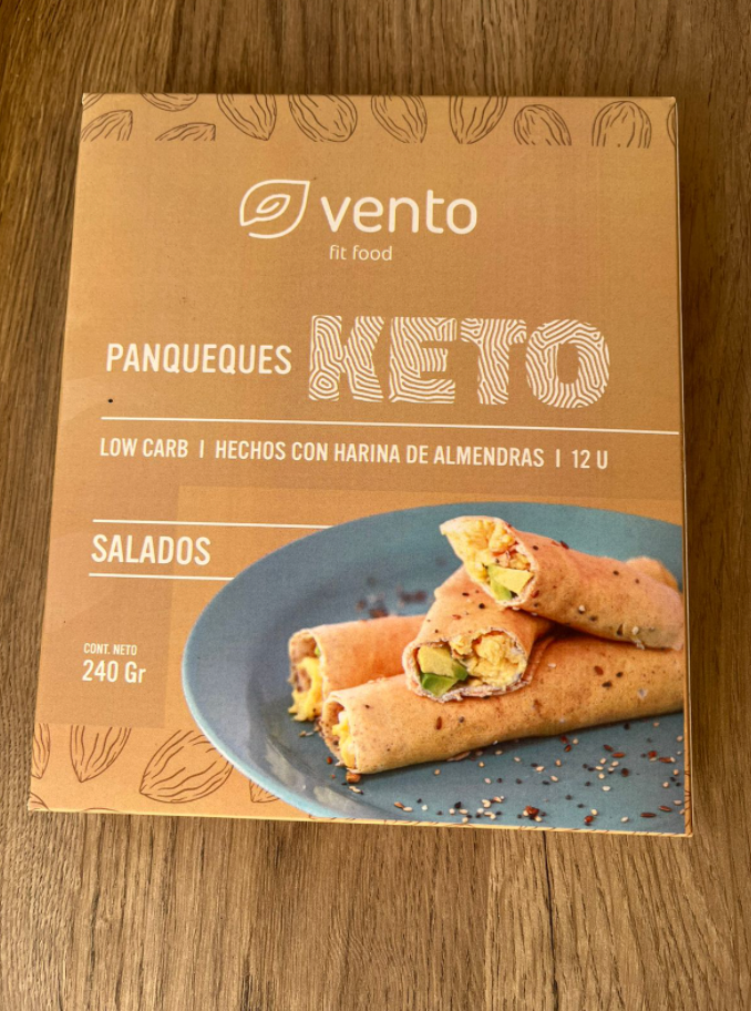 Panqueques keto salados Vento