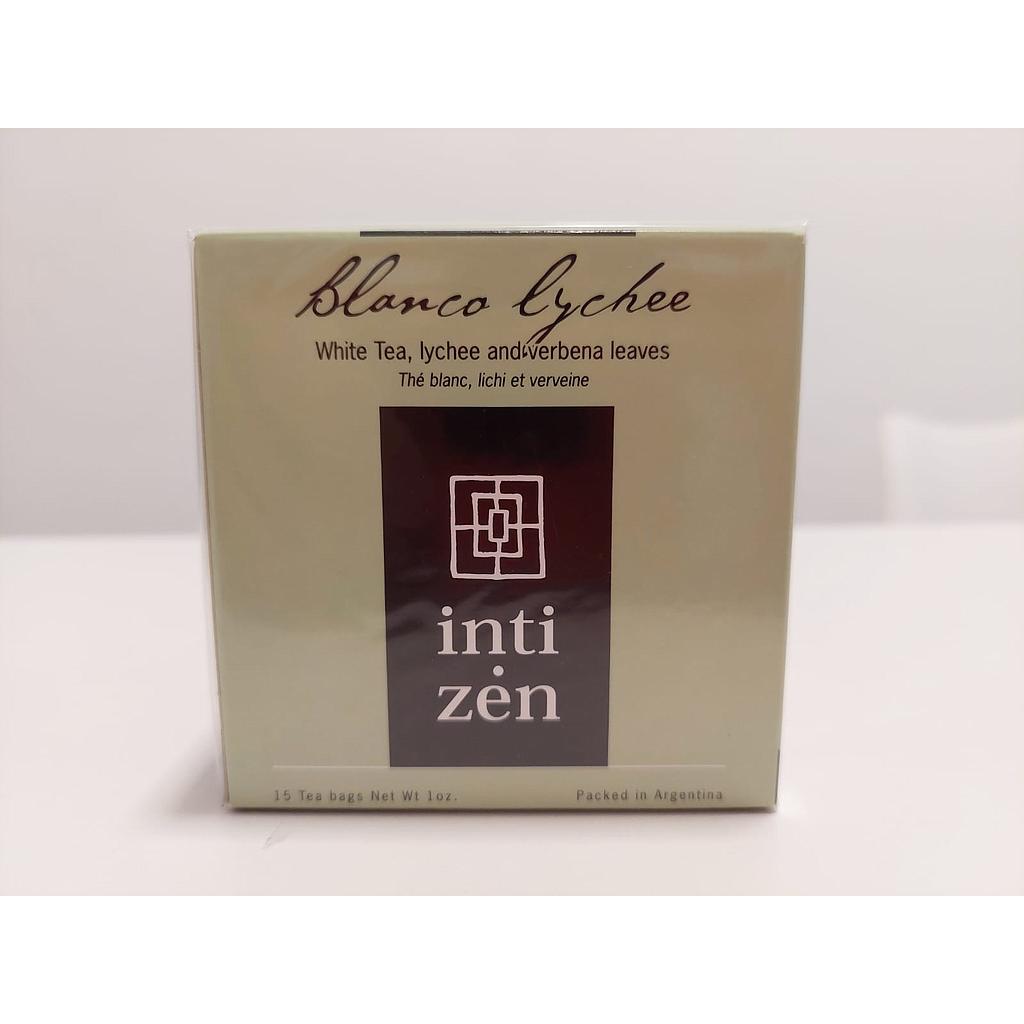 Té Blanco Lychee 15 saquitos Intizen