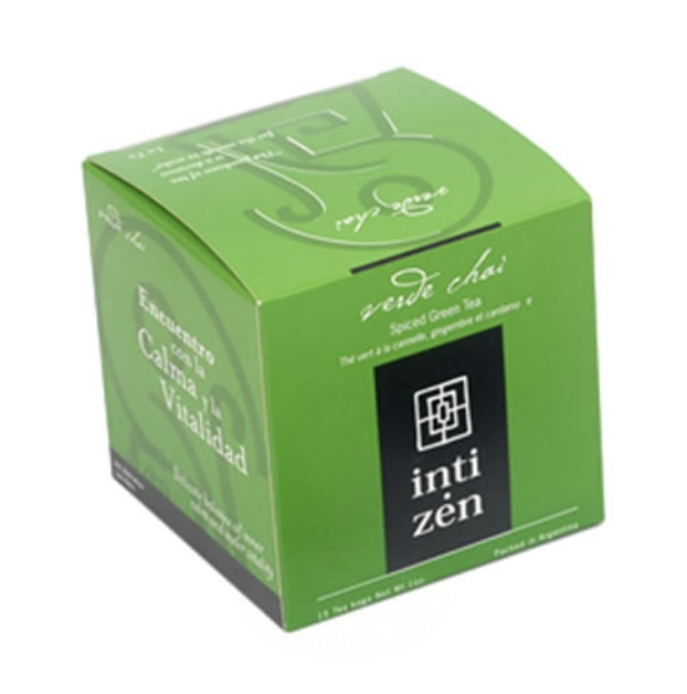 Té Verde Chai 15 saquitos Intizen