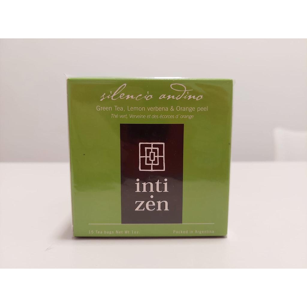 Té Verde Silencio Andino 15 saquitos Intizen