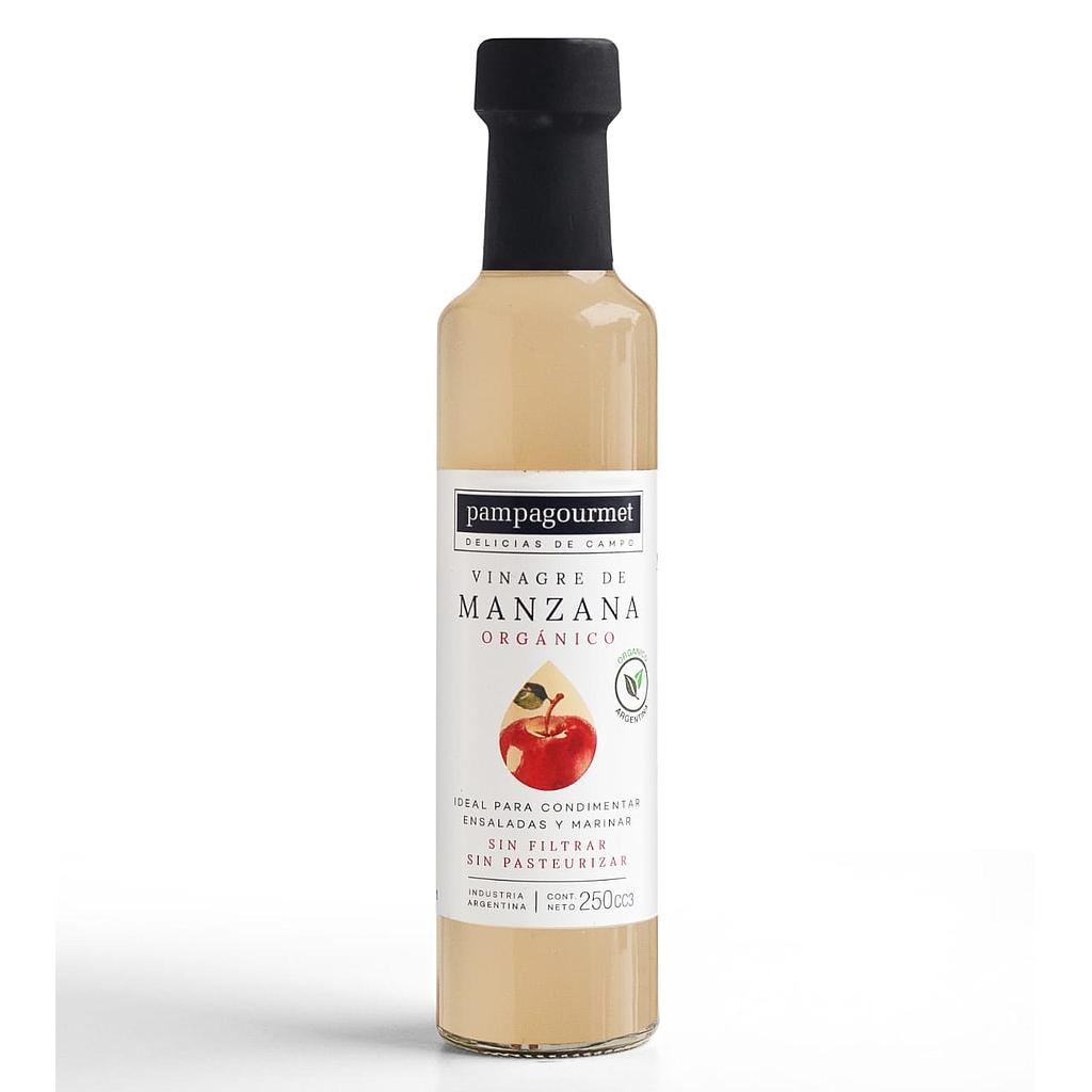 Vinagre de manzana orgánico SIN TACC 250 cm3 Pampa Gourmet