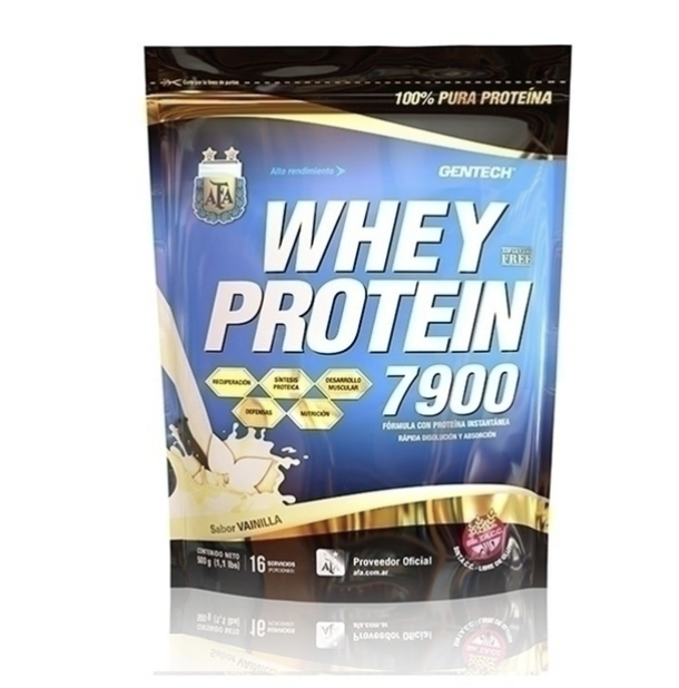 Whey protein 7900 vainilla 1kg Gentech