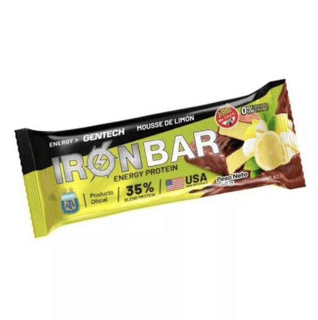 Iron bar mousse limón 46g Gentech