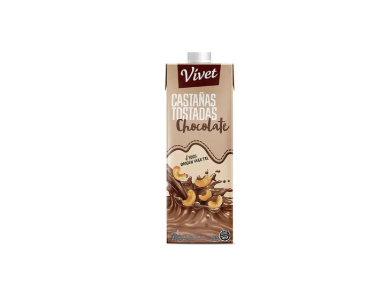 Leche de castañas chocolatada Vivet