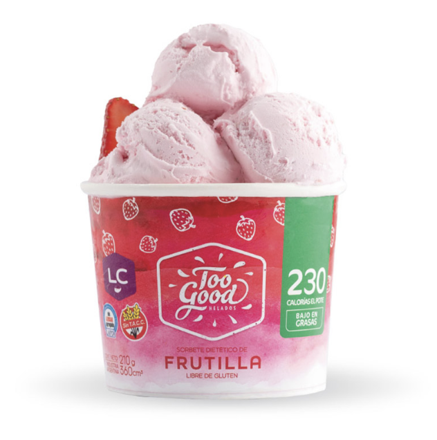 Helado de frutilla CLASICA Tood Good