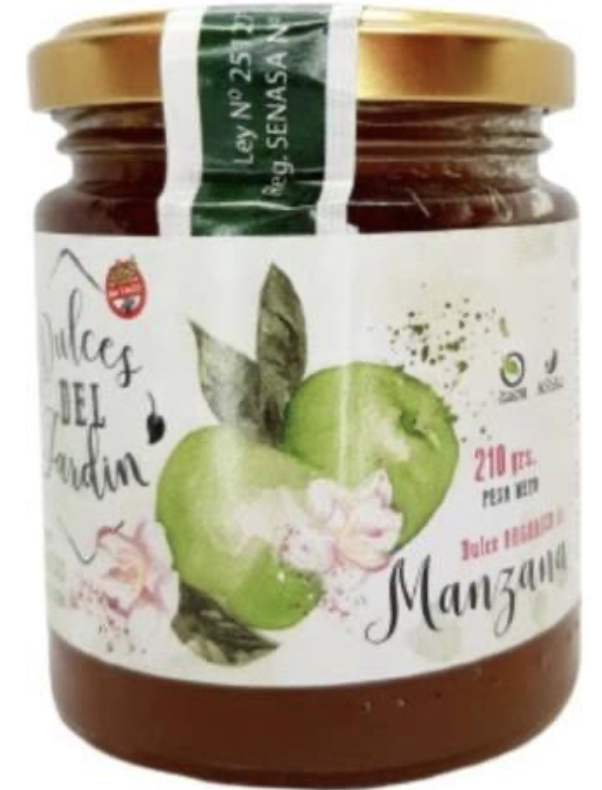 Mermelada de Manzana DULCES DEL JARDIN