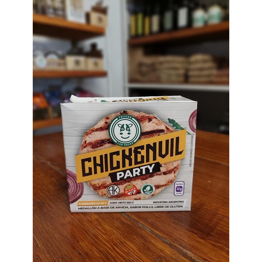 [chickenvil_felices] Chicken Vil hamburguesa vegana sin tacc x 4u 320g