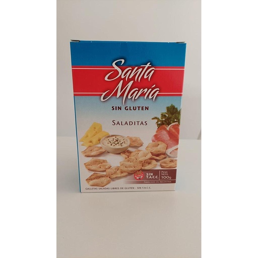 Crackers saladitas sin tacc 100g Santa Maria