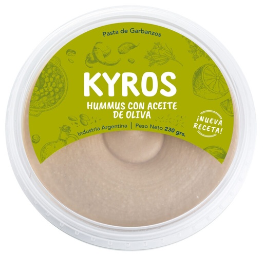 Hummus oliva 230g Kyros