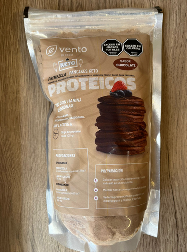 Premezcla chocolate keto Vento