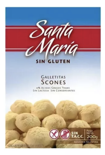 Scons sin tacc y sin lactosa 200g Santa Maria