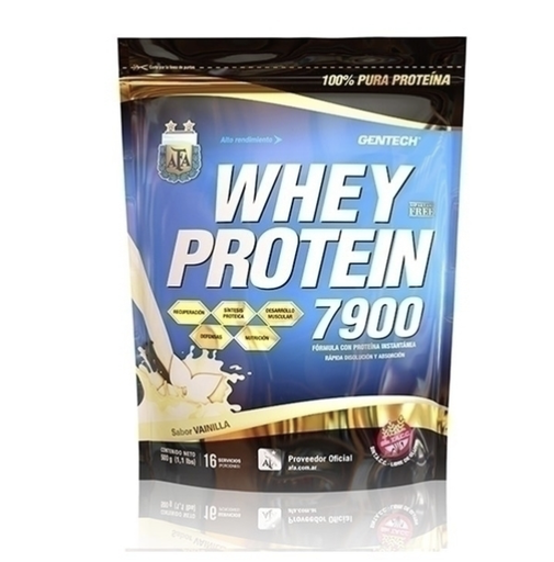 Whey protein 7900 vainilla 1kg Gentech