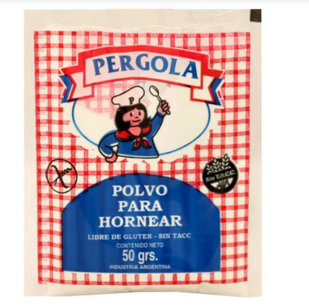 Polvo de Hornear Sin Tacc 50g Pergola