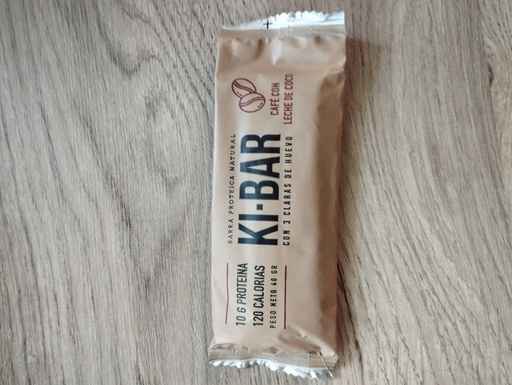 Barrita proteica 40g cafe con leche Kibar