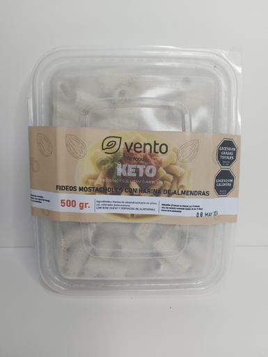 Fideos mostacholes keto Vento