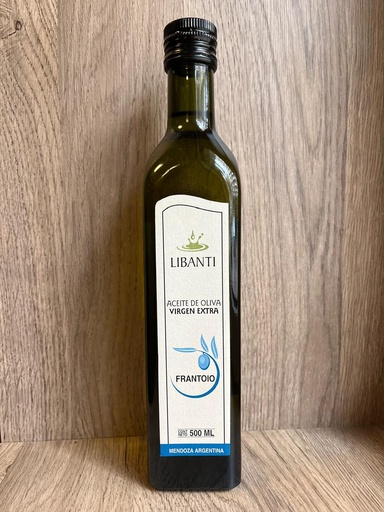 Aceite de oliva extra virgen FRANTOIO 500ml Libanti