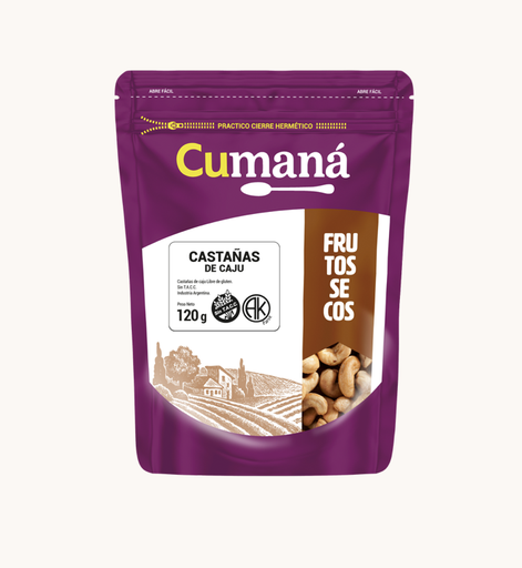 Castañas de Cajú Cumaná 120g