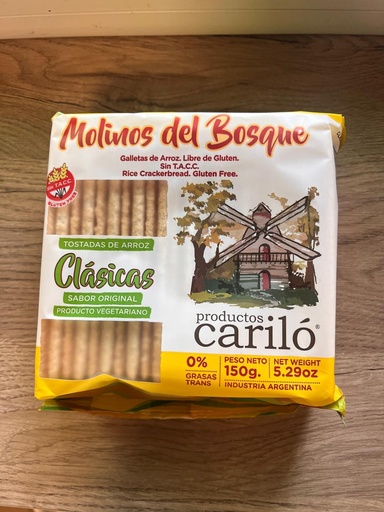 Galletas de arroz x 150g Carilo